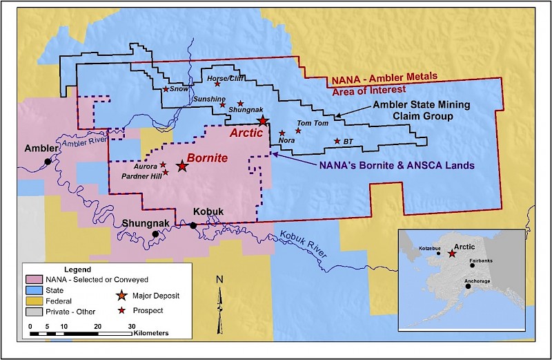 Location Of The Arctic And Bornite Projects Within The Ukmp.800x0